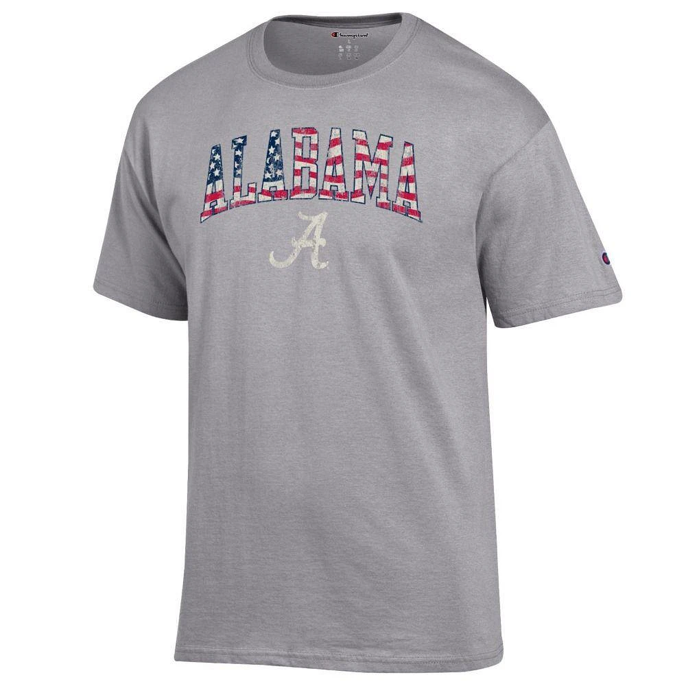 Alabama Champion Arch Flag Fill Americana Tee