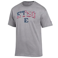 ETSU Champion Arch Flag Fill Americana Tee