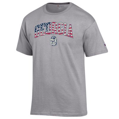 Men's Nike White Los Angeles Dodgers Americana Flag T-Shirt