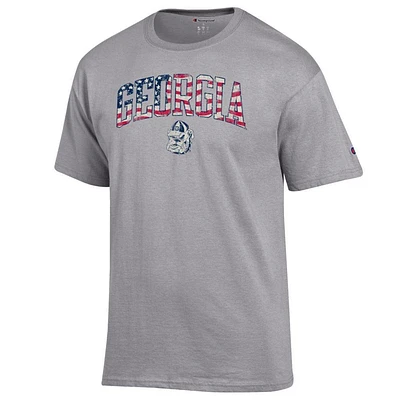 Georgia Champion Arch Flag Fill Americana Tee