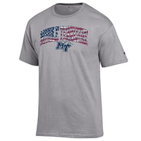MTSU Champion Arch Flag Fill Americana Tee