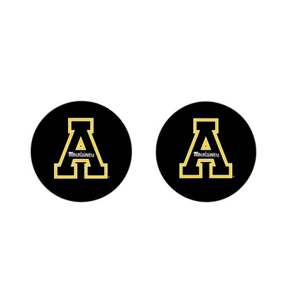  App | Appalachian State 2pk Block A Car Coaster | Alumni Hall