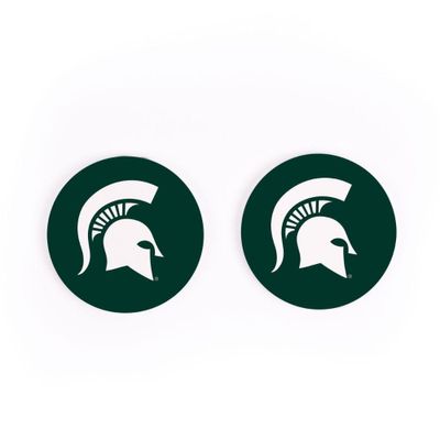 Michigan State 2-Pack Car Coaster