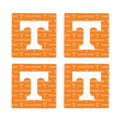  Vols | Tennessee 4pk Primary Repeat Logo Coaster | Alumni Hall
