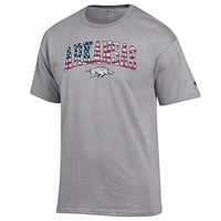 Arkansas Champion Arch Flag Fill Americana Tee