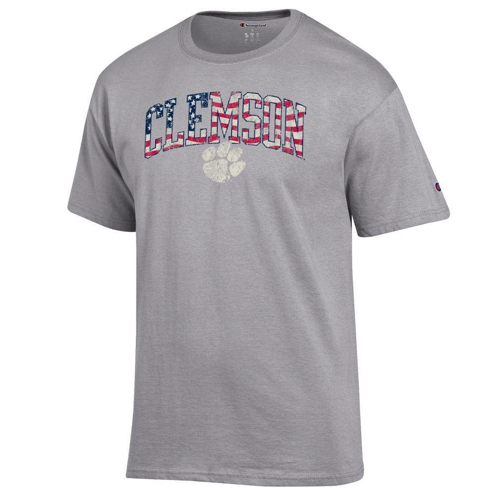 Clemson Champion Arch Flag Fill Americana Tee
