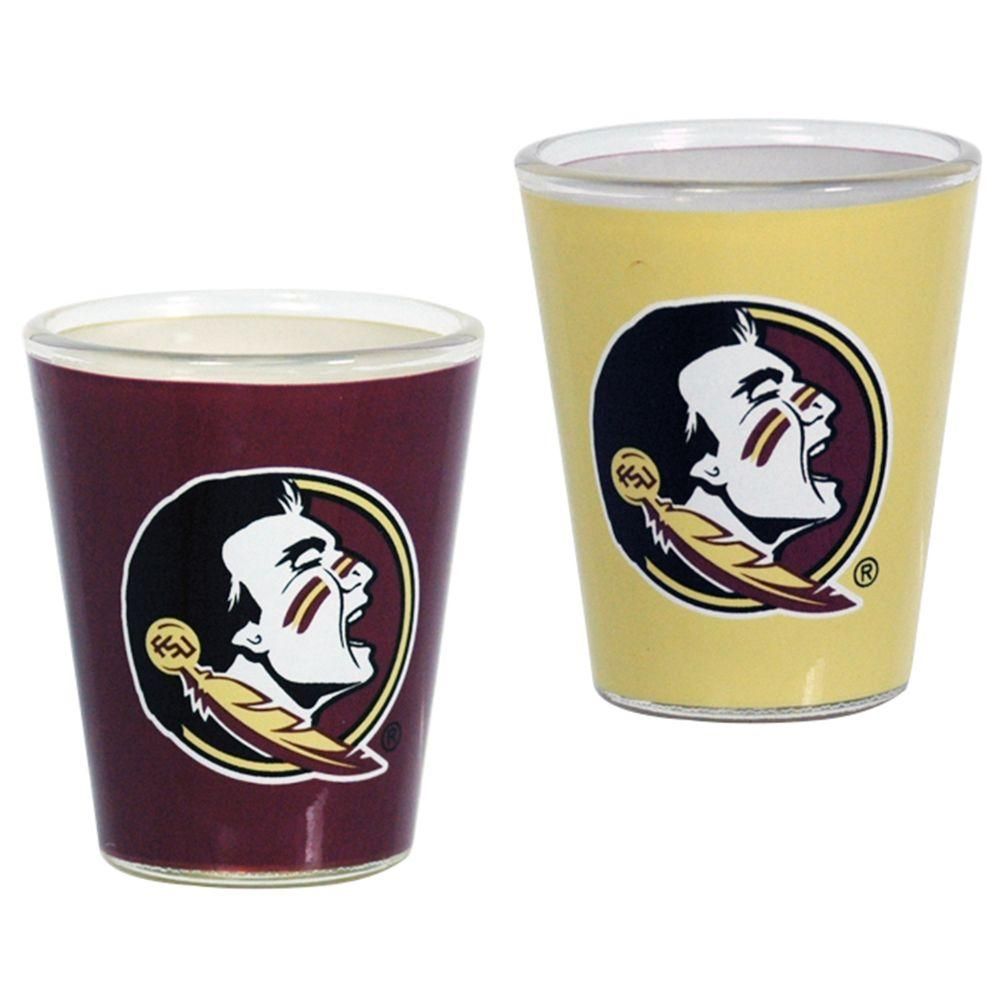 Florida State 2 Tone 2oz Shot Glass