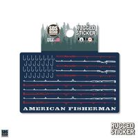 Ahs | Seasons Design American Fisherman 3.25 Decal | Alumni Hall