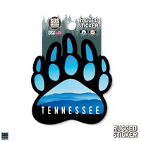  Ahs | Seasons Design Tennessee Bear Paw 3.25  Decal | Alumni Hall