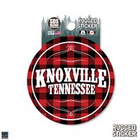  Ahs | Seasons Design Knoxville Buffalo Check 3.25  Decal | Alumni Hall