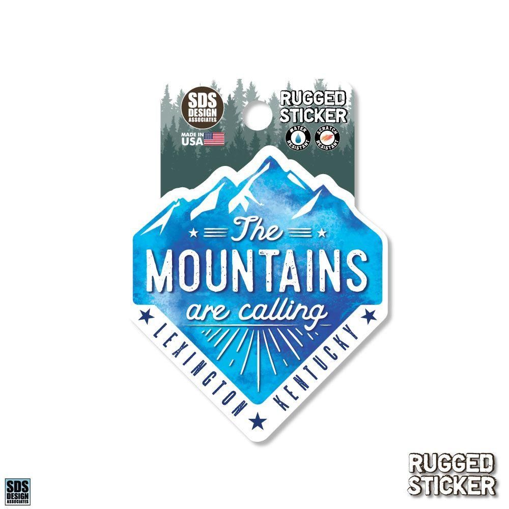  Ahs | Seasons Design Lexington The Mountains Are Calling 3.25  Decal | Alumni Hall