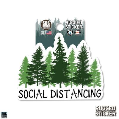 Ahs | Seasons Design Social Distancing 3.25 Decal | Alumni Hall