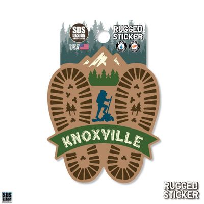  Ahs | Seasons Design Knoxville Hiking Prints 3.25  Decal | Alumni Hall