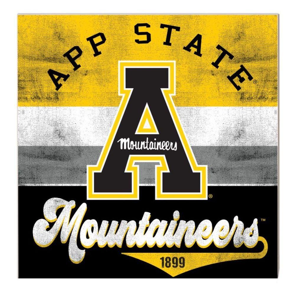  App | Appalachian State 10  X10  Retro Multi Color Sign | Alumni Hall