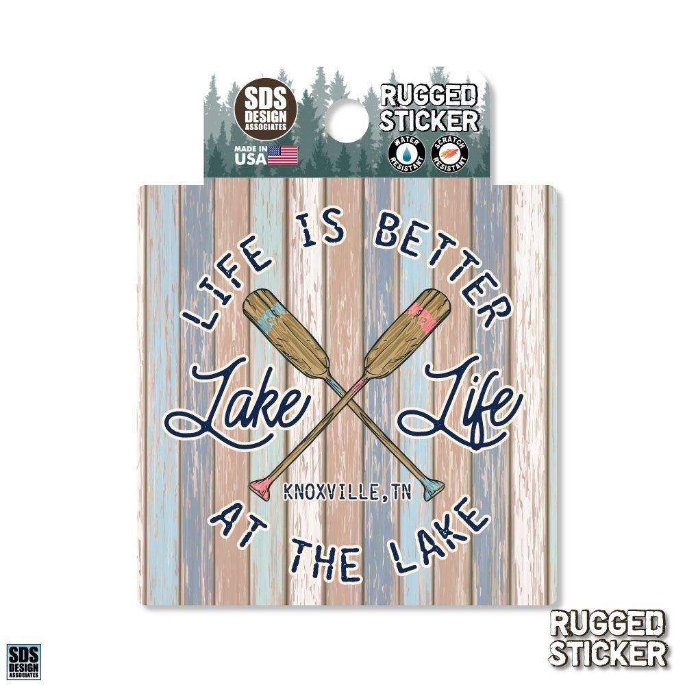  Ahs | Seasons Design Knoxville Lake Life 3.25  Decal | Alumni Hall