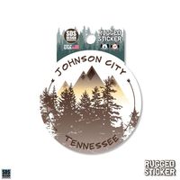  Ahs | Seasons Design Johnson City Mountain Circle 3.25  Decal | Alumni Hall