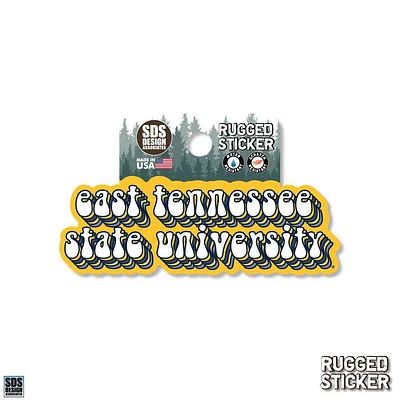 ETSU Seasons Design School Mascot 3.25