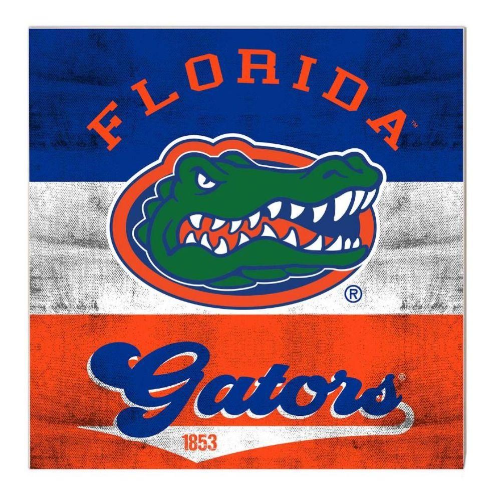  Gators | Florida 10  X10  Retro Multi Color Sign | Alumni Hall