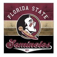  Fsu | Florida State 10  X10  Retro Multi Color Sign | Alumni Hall