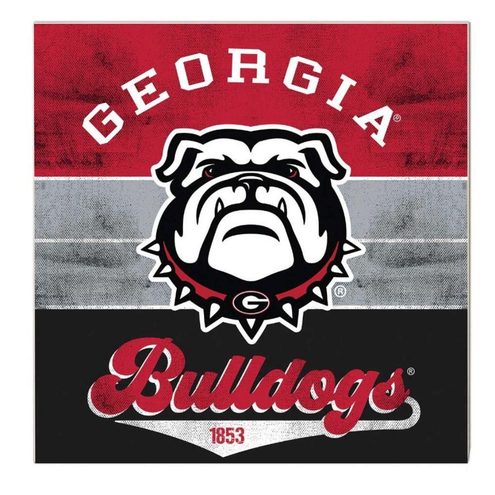 Alumni Hall Georgia Decal Bulldog Logo