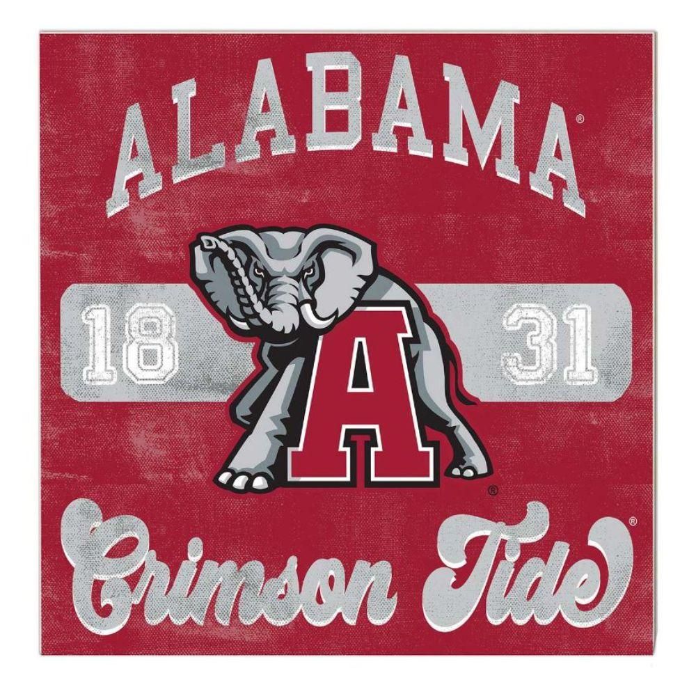  Bama | Alabama 10  X10  Retro Team Mascot Sign | Alumni Hall