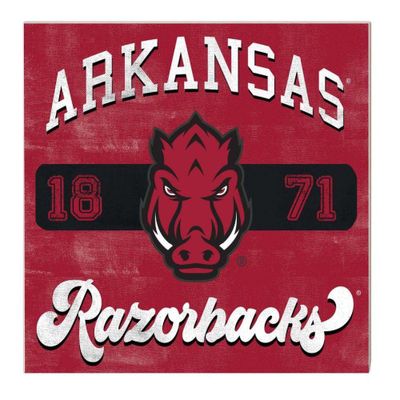  Razorbacks | Arkansas 10  X10  Retro Team Mascot Sign | Alumni Hall