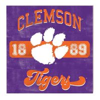  Clemson | Clemson 10  X10  Retro Team Mascot Sign | Alumni Hall