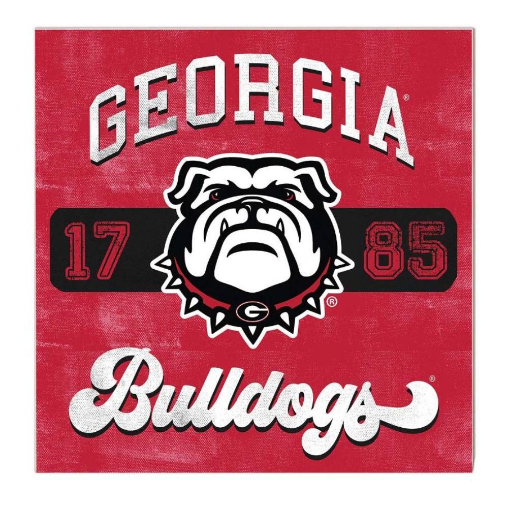 Alumni Hall Georgia Decal Bulldog Logo