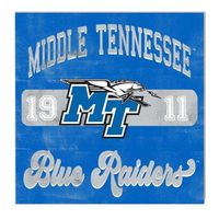  Mtsu | Mtsu 10  X10  Retro Team Mascot Sign | Alumni Hall