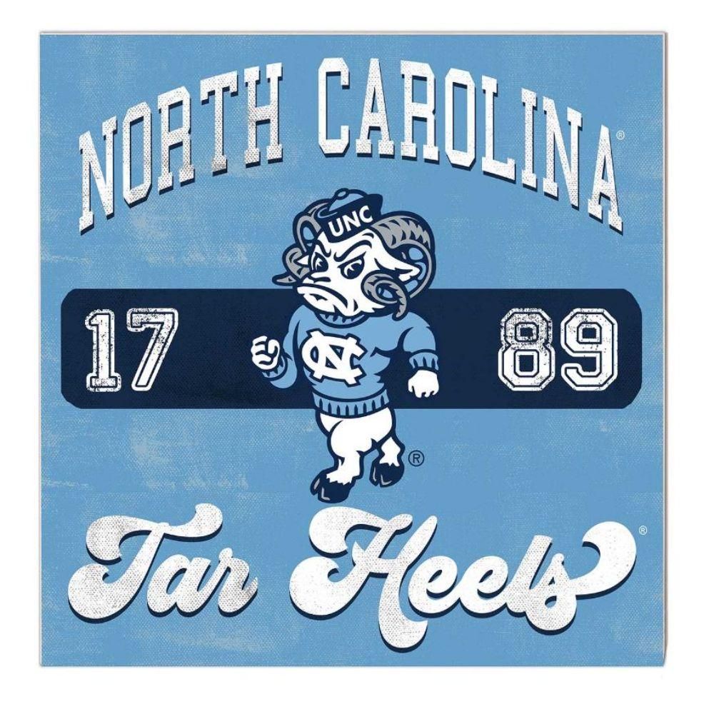  Unc | Unc 10  X10  Retro Team Mascot Sign | Alumni Hall