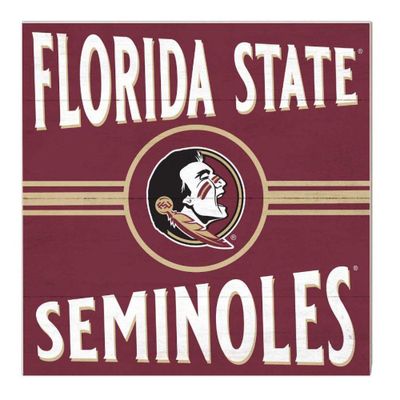  Fsu | Florida State 10  X10  Retro Team Sign | Alumni Hall