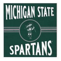  Spartans | Michigan State 10  X10  Retro Team Sign | Alumni Hall