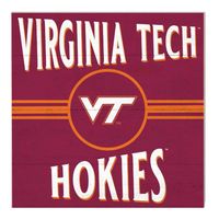  Hokies | Virginia Tech 10  X10  Retro Team Sign | Alumni Hall