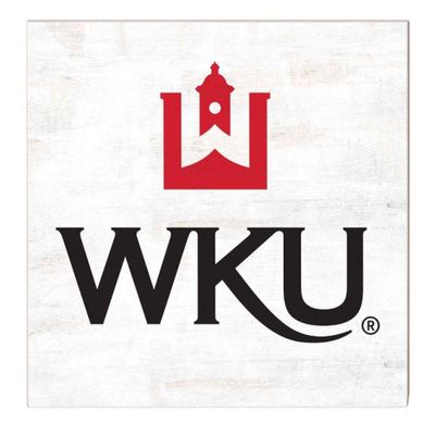  Wku | Western Kentucky 10  X10  Scholastic Canvas Sign | Alumni Hall