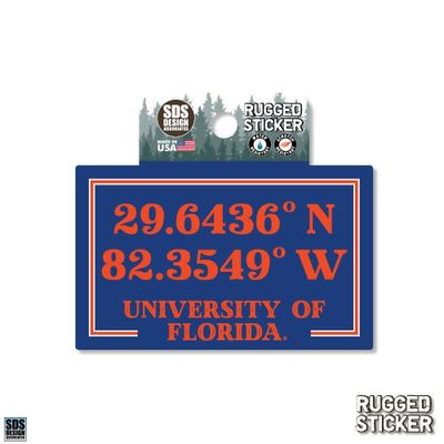  Gators | Florida Seasons Design Coordinates 3.25  Decal | Alumni Hall