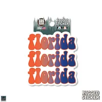  Gators | Florida Seasons Design Retro Fade School 3.25  Decal | Alumni Hall