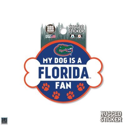  Gators | Florida Seasons Design My Dog Is A Fan 3.25  Decal | Alumni Hall