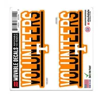  Vols | Tennessee Volunteers Color Duo 6 X 6  Decal | Alumni Hall