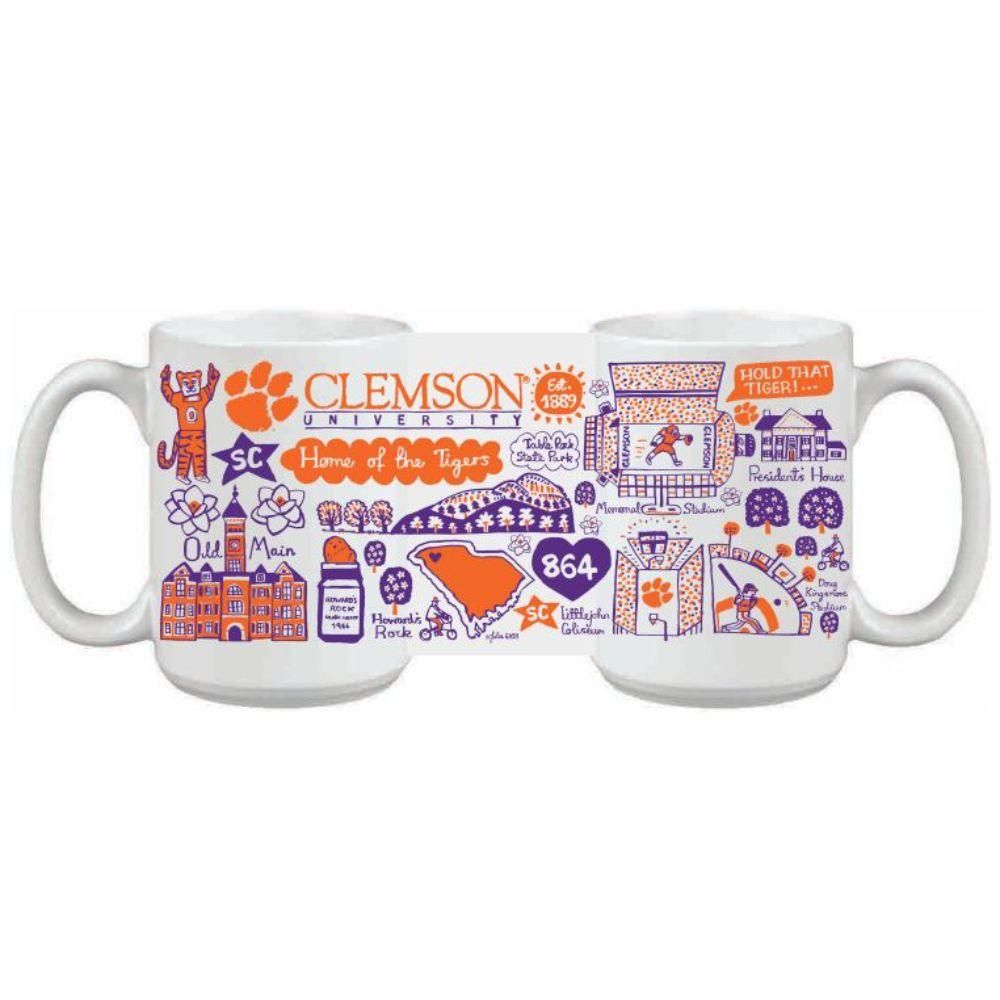  Clemson | Clemson Julia Gash 15oz Grande Mug | Alumni Hall