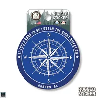  Ahs | Seasons Design Auburn Compass 3.25  Decal | Alumni Hall