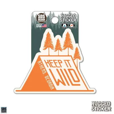  Ahs | Seasons Design Athens Keep It Wild 3.25  Decal | Alumni Hall