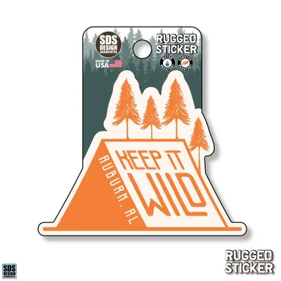  Ahs | Seasons Design Auburn Keep It Wild 3.25  Decal | Alumni Hall