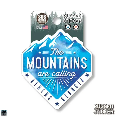  Ahs | Seasons Design Athens The Mountains Are Calling 3.25  Decal | Alumni Hall