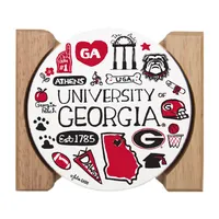  Dawgs | Georgia Julia Gash Drink Coasters (4 Pack) | Alumni Hall