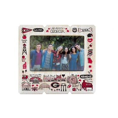 Georgia Julia Gash 4 x 6 inch Distressed Picture Frame
