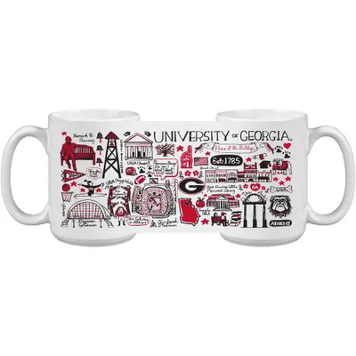  Dawgs | Georgia Julia Gash 15oz Grande Mug | Alumni Hall