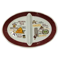 Virginia Tech Magnolia Lane 2 Section Melamine Bowl