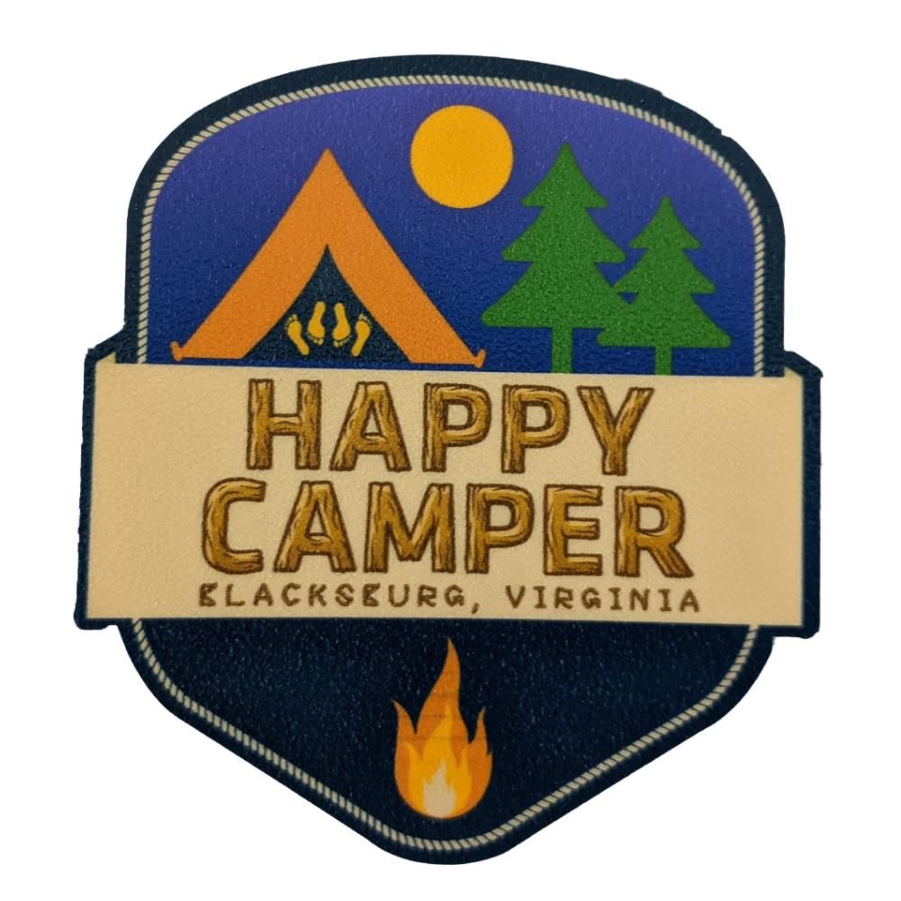  Vt | Blacksburg Seasons Designs Happy Camper Decal | Alumni Hall