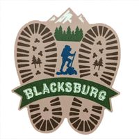  Vt | Blacksburg Seasons Designs Hiking Prints Rugged Sticker | Alumni Hall