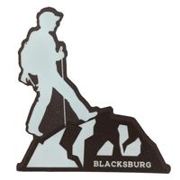  Vt | Blacksburg Seasons Designs Male Hiker Rugged Sticker | Alumni Hall